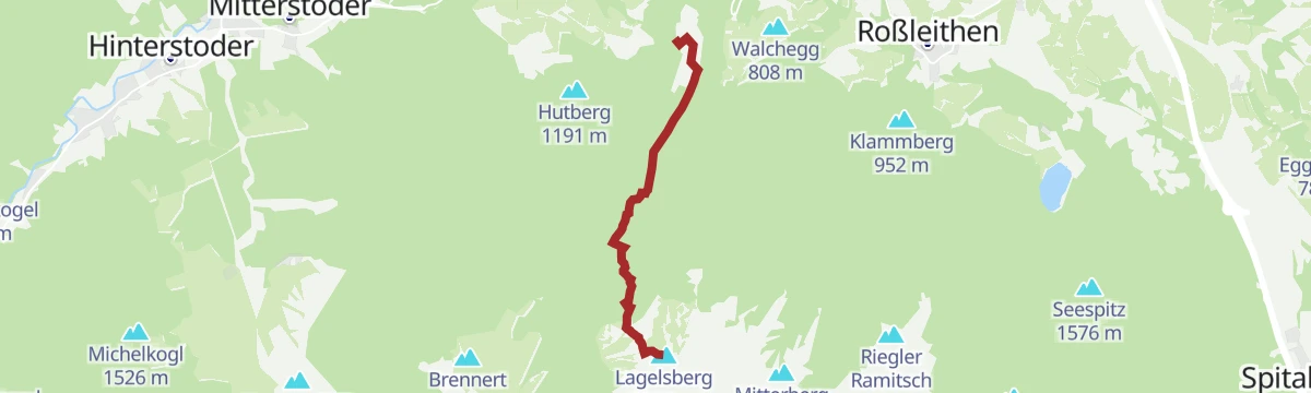 Route map: Zellerhütte vom Schafferteich